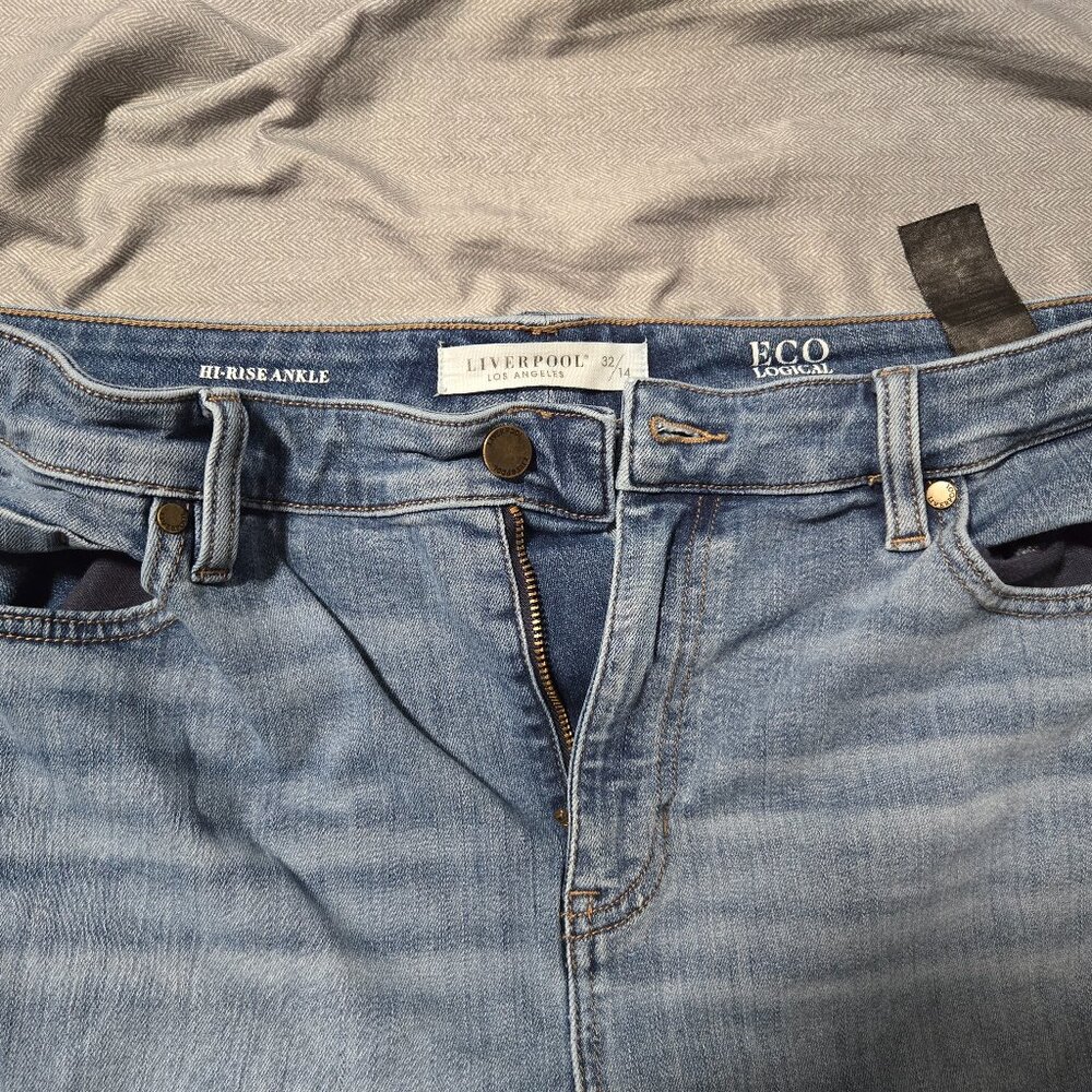High Rise Ankle Jeans Liverpool